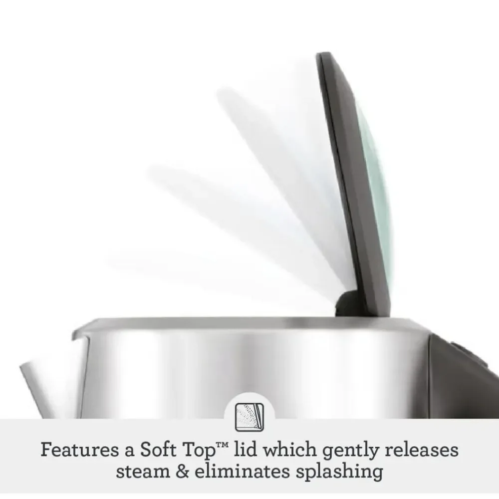 Breville The Soft Top Pure Kettle- Brushed Stainless Steel